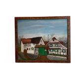 Marie Colette Village Scene La Maison Alsace