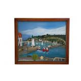 Marie Colette 1984 Painting of Belle Isle
