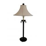 Metal Base Table Lamp with Shade, 32.5" Tall