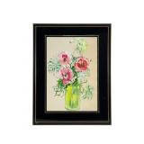 Virginia Martin "Poppies" Framed Painting