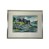 Watercolor Landscape Signed Musselman