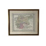 1867 S Augustus Mitchell Map of Prussia & the