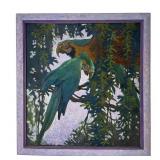Lloyd Nelson Grofe Macaw Painting on Wood