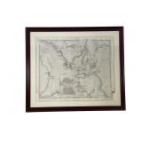 1840 Framed Map of South Australia