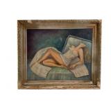 BULINE Courtney 1965 Oil Painting