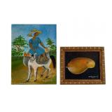Two Sonel Carl Dorsainvil Paintings