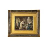 Otto Erdmann Lithograph of Couple & Older