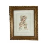 Jan Hagara Jenny & Her Bye-Lo Doll Lithograph