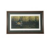 Rob Stine Signed Lithograph Maple Leaves 1988