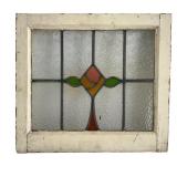 Small Stained Glass Window, 19.5 x 17.5"