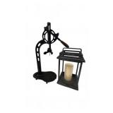 Wine Bottle Opener & Metal Candle Stand