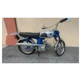 Honda CL90 Motorcycle Blue & Silver