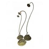 3 Metal Designer Style Floor Lamps