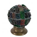1950s Brutalist Glass Lamp by Nader