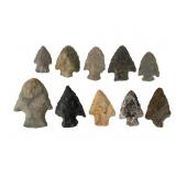 10 Stone Projectile Points