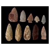 Stone Bi Face Blades & Projectile Points
