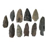 Chipped Bi-Face Blades & Spear Point