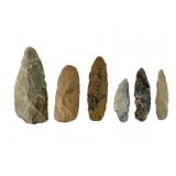 Stone Bi-Face Blades & Hand Axes