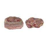 Banded Rhodochrosite Mineral Specimens