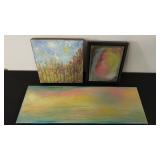 Three Paintings by Jane Zamost & Attributed