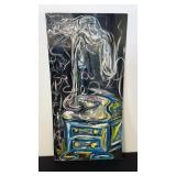 Oil on Board Attributed to Jane Zamost