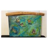 Jane Zamost Mixed Media Oil on Board Nurture Me