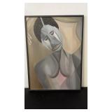 Jane Zamost Signed Oil on Canvas