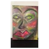 Jane Zamost Oil on Canvas  Rosie Lies & Cheats