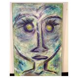 James Zamost Painting Oops I Swallowed a Gold