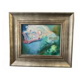 Jane Zamost Oil on Board