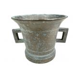 Solid Brass Mortar with Opening