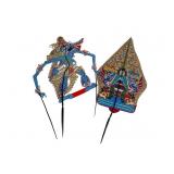 Traditional Indonesian Wayang Kulit Shadow Pu