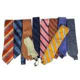 10 Designer Silk Neckties & Bow Tie