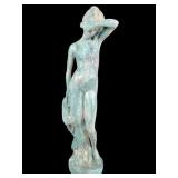 Glazed Ceramic Female Figure Statue