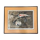 Jack Coutu Limited Edition Engraving 'Ichthy
