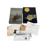 Naval Memorabilia Group With 8x10 Photos & Letter