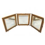 Victorian Travel Trifold Mirror
