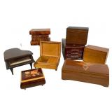 Various Music & Cigar Boxes Collection