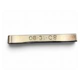 Tiffany & Co. Sterling Tie Clip Monogrammed