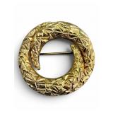 Antique 8K Gold Weyhing Brothers Brooch