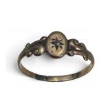 Antique 10K Ring, Mine Cut Diamond