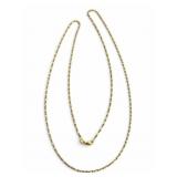 14K Yellow Gold 30" Fancy Link Chain Necklace