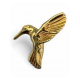 14K Gold Hummingbird Brooch