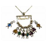 14k Gold Grandma Pendant Necklace