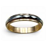 14k Feature Ring Co. Dual Tone Memory Band