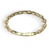 14K Gold Chain Link Ring