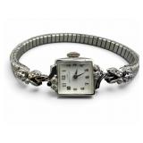 14K Diamond Inscribed Lady Hamilton Watch