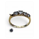 14k Diamond Ring, Loose Stone