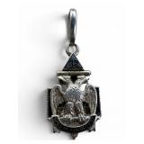 14k Masonic Scottish Rite 32nd Degree Pendant