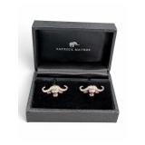 Patrick Mavros Sterling Silver Buffalo Cuffs